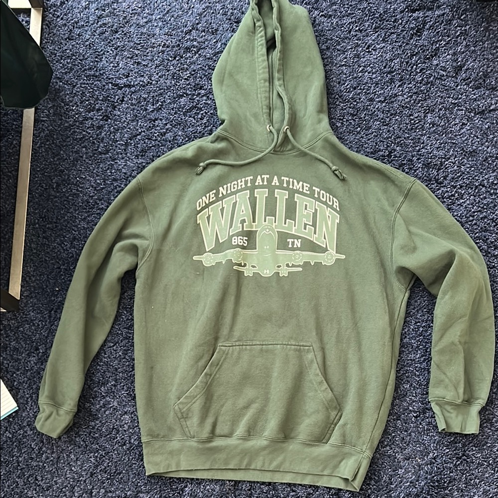 Morgan Wallen Concert Green Hoodie - Men's Casual Wear